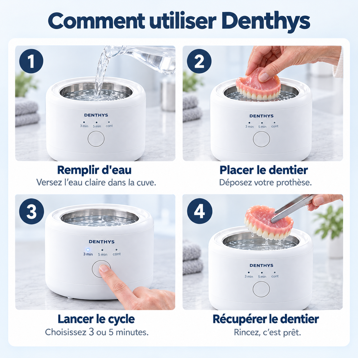 Nettoyeur ultrasonique Denthys